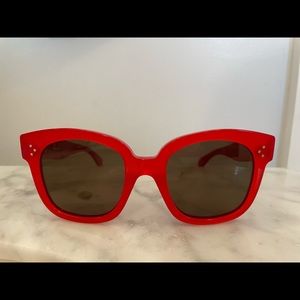 Celine Cherry Red Sunglasses